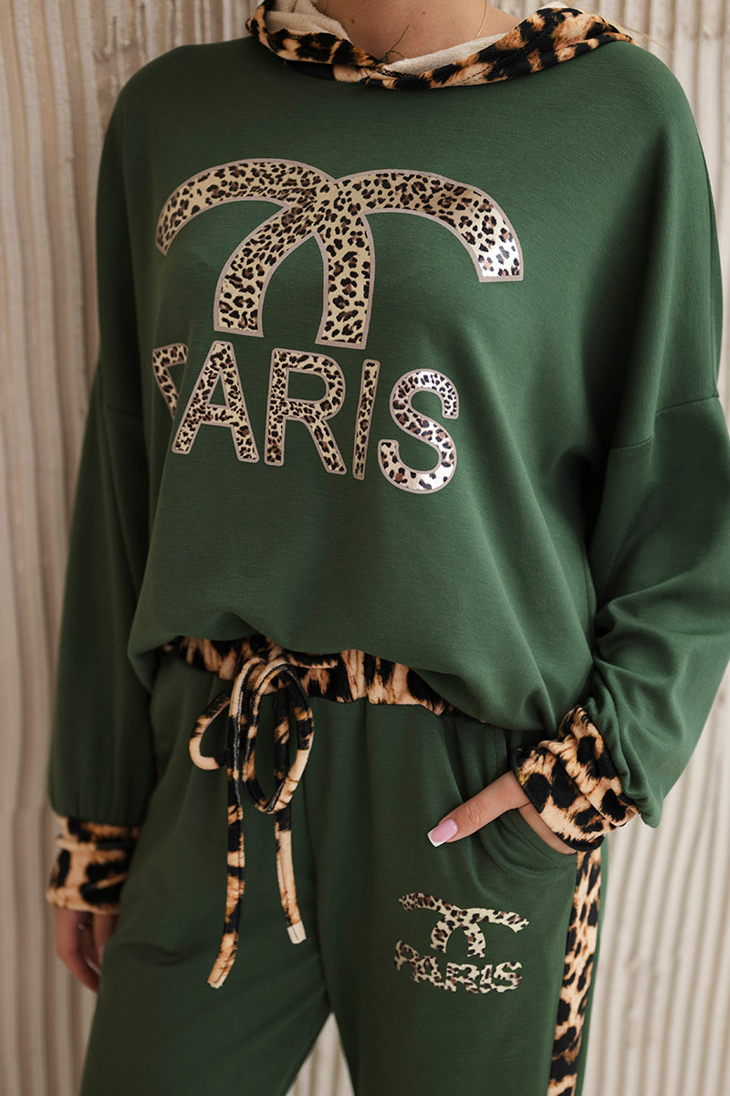 Set Paris Sweatshirt + Pants khaki